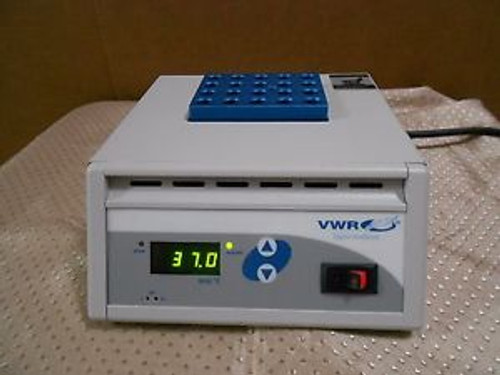VWR Digital Heatblock I Dry Bath 949035 w/ 1 Block (20 x 1.5 / 2 mL) Works Great