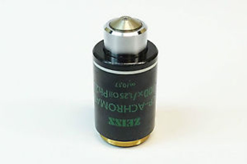 Zeiss CP-ACHROMAT 100X/1.25 ?/0.17 Oil Ph2 Microscope Objective