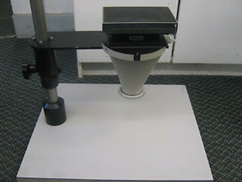 NIKON MOUNTED MICROSCOPE CAMERA WITH POLAROID PHOTO ATTACHMENT