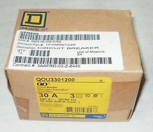 Square D QOU-3301200 Circuit Breaker