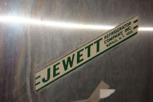 Jewett Blood Bank refrigerator- vintage from early 1980s.  Used for Groceries.
