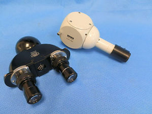 CARL ZEISS INC BINOCULARS W/15.0 X W.F. EYEPIECES / BEAMSPLITTER