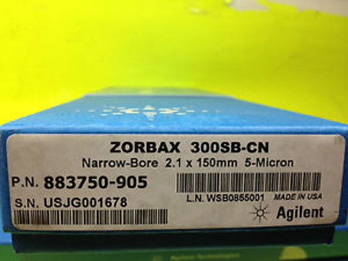 Agilent Zorbax 300SB-CN Narrow-Bore 2.1x150 mm -- 883750-905 -- HPLC Column(NEW)
