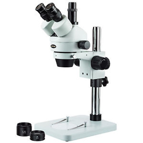 3.5X-90X Zoom Trinocular Stereo Microscope with Table Pillar Stand