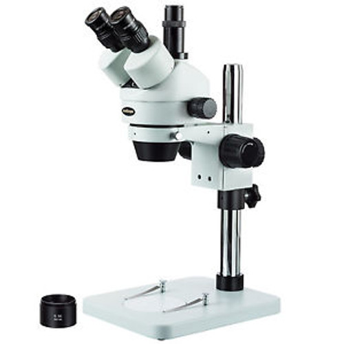 3.5X-45X Zoom Trinocular Stereo Microscope with Table Pillar Stand