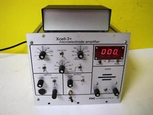 FHC Xcell-3+  Microelectrode Amplifier AMP Research Device 30 Day Guarantee