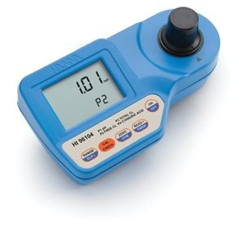 Hanna Instruments HI96104 Cal Check pH, Free/Total Chlorine and Cyanuric Acid P