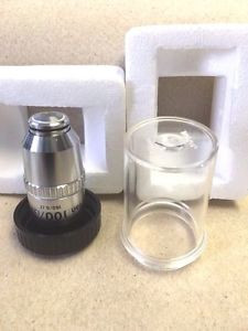 Nikon Microscope Objective 100x Oil E Plan, NEW in original box