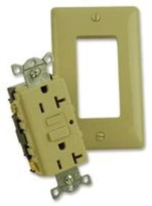 Hubbell Wiring Devices Gf20Ila Ground Fault Circuit Interrupter Receptacle 20A
