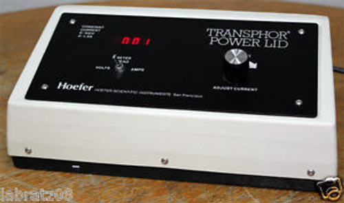 Hoefer Scientific TE50X Transphor Power Lid Electrophoresis
