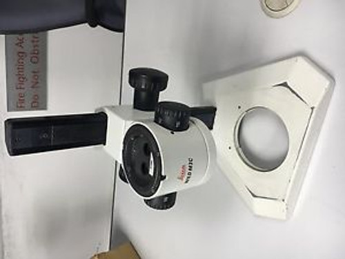 LEICA WILD M3C STEREO ZOOM MICROSCOPE BODY & FOCUS DRIVE - 411584 ON STAND