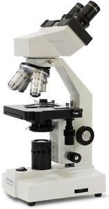 40X-1000X, LED Deluxe Student Binocular Compound Microscope, Mech stage