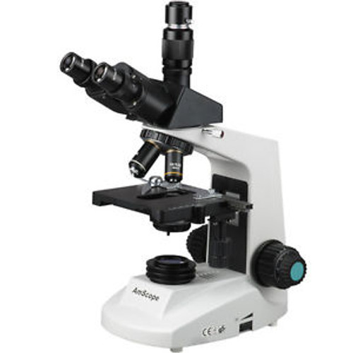 AmScope T370A Professional Biological Trinocular Microscope 40X-1600X