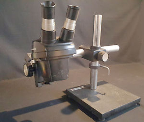 Bausch and Lomb B&L Lab Microscope 0.7X3X Stereozoom Complete w/ Boom Stand 10X