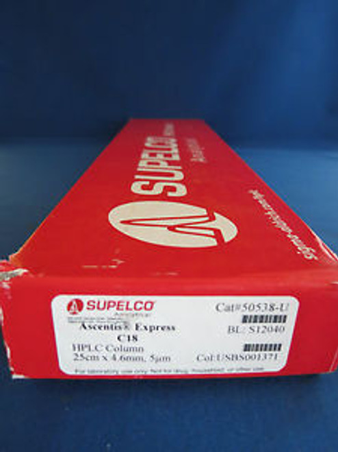 Supelco Ascentis Express HPLC Column C18 25cm x 4.6mm 5um # 50538-U Supelco Ascentis Express HPLC Column C18 25cm x 4.6mm 5um # 50538-U
