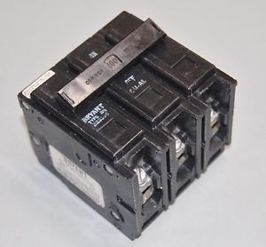 BRYANT WESTINGHOUSE 3 POLE 3 PHASE 100 AMP CIRCUIT BREAKER BR3100