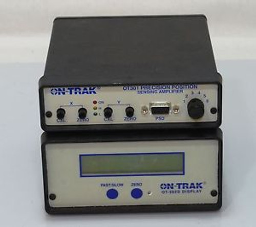 OnTrak OT-301 position sensing amplifier and OT-302D display module