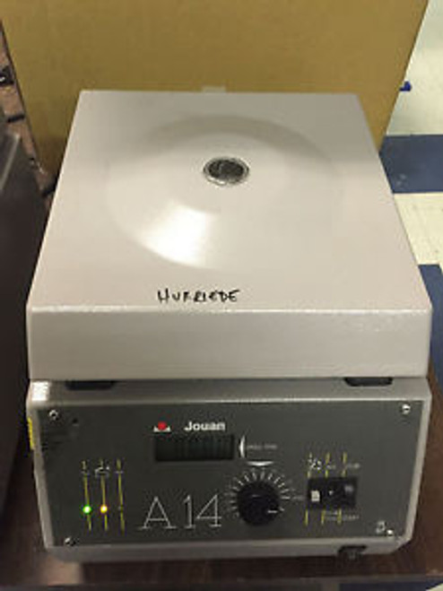 Jouan A14 Centrifuge with Rotor and Lid