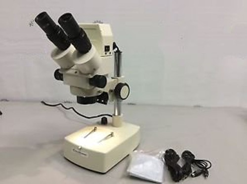 Fisher Scientific Stereo Zoom Microscope Binocular, 7x-45x, USB, 110V, Industria