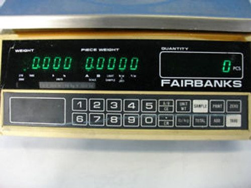 COUNTING SCALE Fairbanks 45-7013 20lb x .005 lb Capacity