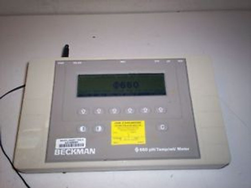 GOOD USED BECKMAN 660 PH/TEMP/mV METER 511220