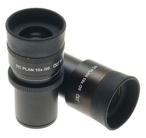 HC PLAN 10x/20 M PAIR OF EYEPIECE RUBBER CUPS LEICA DM LABORATORY MICROSCOPE