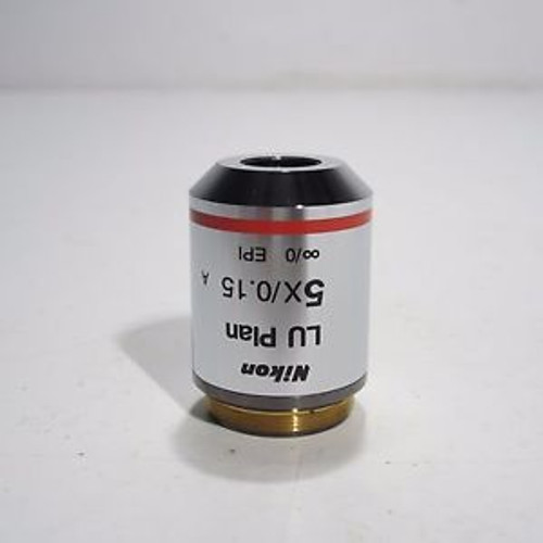 NIKON LU PLAN 5X/0.15 A EPI WD 23.5 MICROSCOPE OBJECTIVE