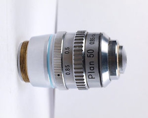 Nikon Plan 50x /.85 Oil Iris 160 TL Microscope Objective