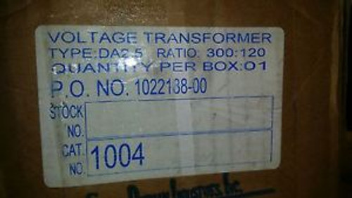 Durham Industries DA2.5 Astra Instrument VoltaGE Transformer  RATIO 300: 120