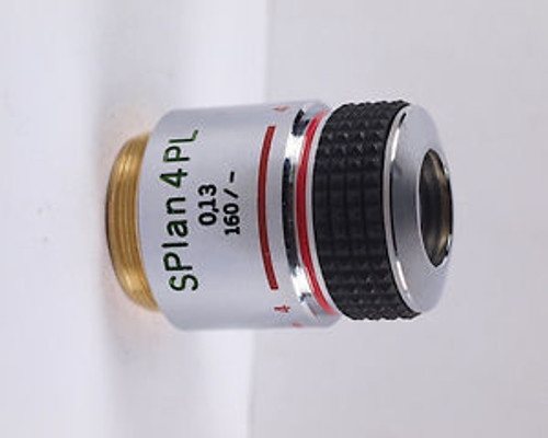 Olympus SPlan 4x PL Phase Contrast Microscope Objective