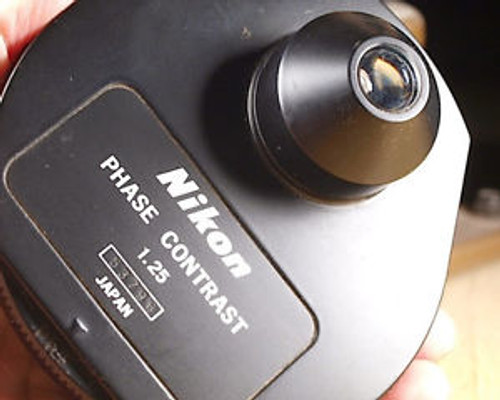 Nikon Microscope Phase Contrast Condenser 1.25 DF Ph1 Ph2 Ph3 Ph4