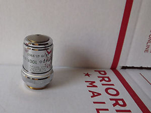 Zeiss Planapo Microscope Objective 100X Ph3 Phase 100/1.3 Oil Part 46 19 41-9903