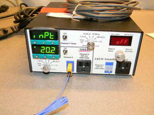 J-KEM Gemini Dual Channel Controller W Timer on 1 Channel, Type T Thermocouple