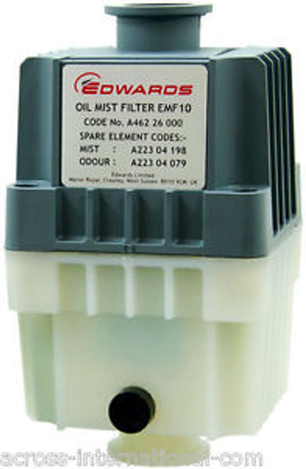 EMF10 2-Stage Exhaust Smoke Odour Filter Edwards RV8 Vacuum Pumps Vacuum Oven