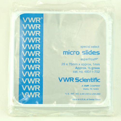 VWR 48311-702 Premium Superfrost Micro Slides, Case of 10 Gross