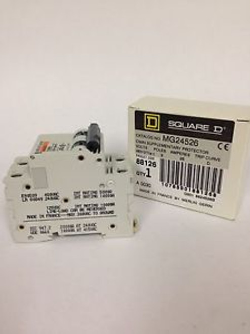 MERLIN GERIN MG-24526 MULTI 9 C60N CIRCUIT BRAKER/SUPPLEMENTARY PROTECTOR 25A-TY