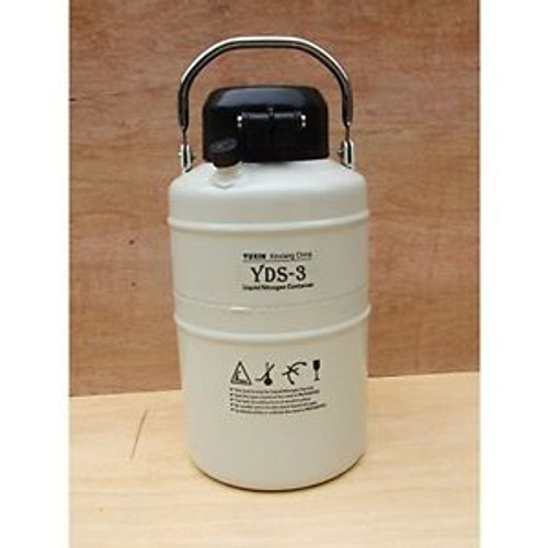 Hfs 3 L Cryogenic Container Liquid Nitrogen Ln2 Tank W/ Straps and Carry Bag W/
