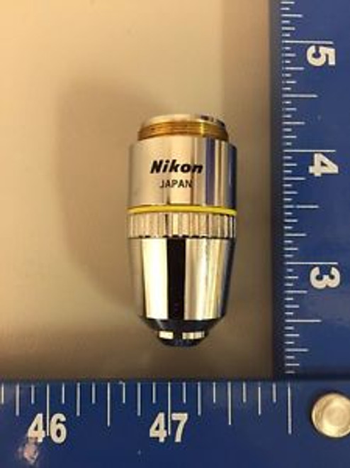 Nikon 10x/0.25 E Plan 160/- Microscope Lens GOOD CONDITION