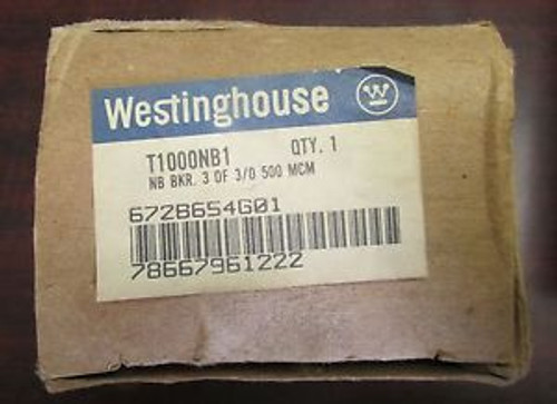 Westinghouse Terminal Lug Breaker for Type NB Breaker T1000NB1 Copper Westinghouse Terminal Lug Breaker for Type NB Breaker T1000NB1 Copper