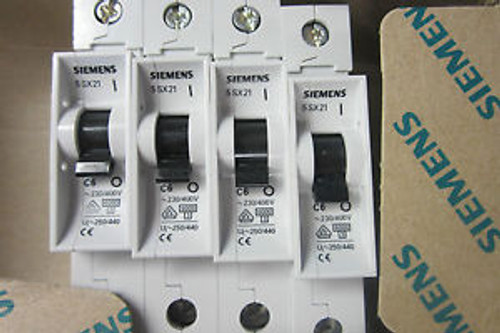 4 New SIEMENS 5SX2-102-7 CIRCUIT BREAKER 5SX21027