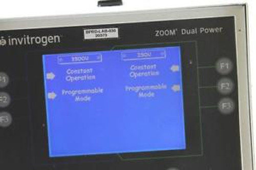 Used Life Technologies Invitrogen ZP10001 Zoom Dual Power Supply 3500V 250V