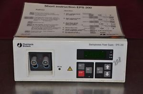 Amersham Pharmacia Biotech EPS200 EPS-200 Electrophoresis Power Supply