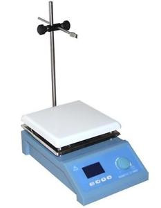 Double Sensor Digital Ceramic Magnetic Stirrer Heating & Stirring  7x7 New