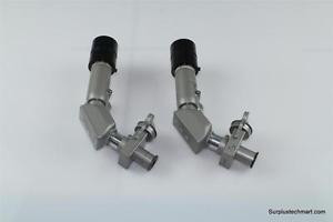 LOT OF 2 Gaertner Microscope M193,Erecting Prism, 60mm objective,10x Eyepiece