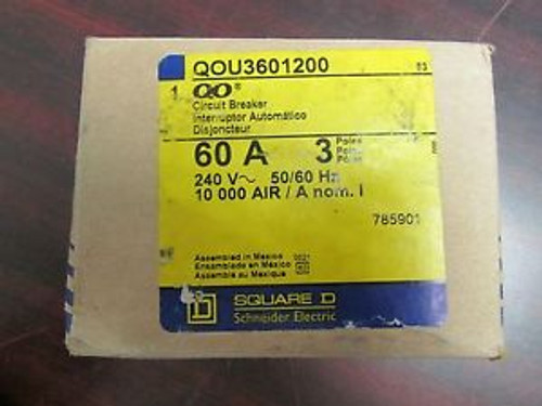 SQUARE D Circuit Breaker QOU3601200 240V 60A 3 Poles