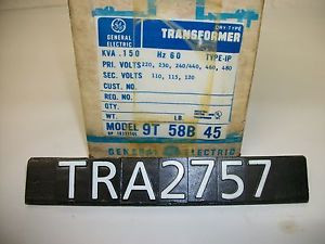 New GE .150 KVA Single Phase 9T58B45 Control Transformer (TRA2757)