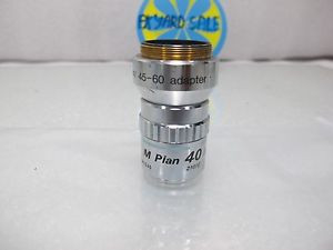 NIKON M Plan 40x/0.40 SLWD 210/0 + ?/45-60 Adapter