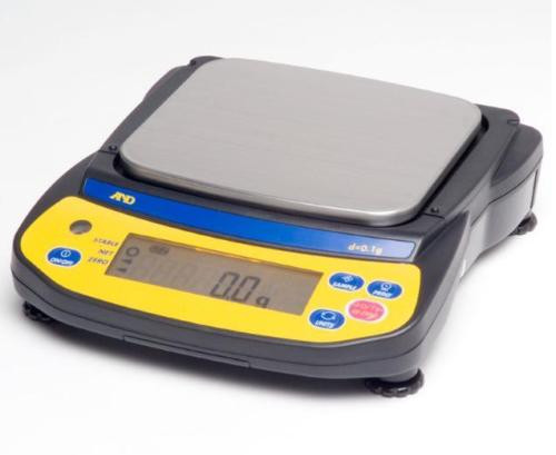 A&D Weighing Ej-6100 Compact Balance, Ss Platform, 6100G Cap.