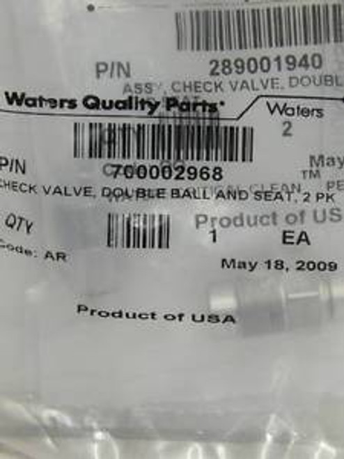 Waters Check Valve, Double ball and Seat, Titanium, 2pk [700002968]