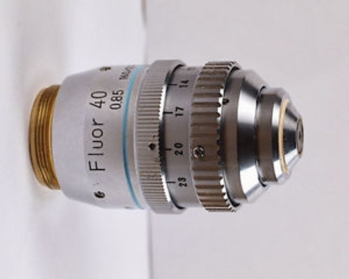 Nikon FLUOR 40x /.85 Dry 160 TL Microscope Objective - Coverslip Collar